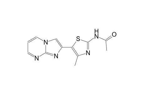 acetamide, N-(5-imidazo[1,2-a]pyrimidin-2-yl-4-methyl-2-thiazolyl)-