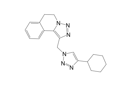 1-[(4-Cyclohexyl-1H-1,2,3-triazol-1-yl)methyl]-5,6-dihydro-[1,2,3]triazolo[5,1-a]isoquinoline
