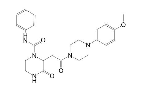 1-piperazinecarboxamide, 2-[2-[4-(4-methoxyphenyl)-1-piperazinyl]-2-oxoethyl]-3-oxo-N-phenyl-