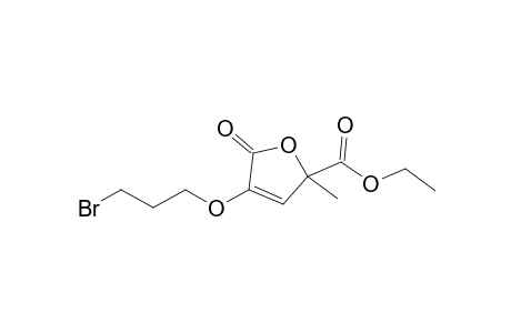 3-(3-Bromopropyloxy)-5-methyl-5-(ethoxycarbonyl)-2(5H)-furanone