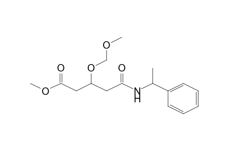 3-Methoxymethoxy-4-(1-phenyl-ethylcarbamoyl)-butyric acid, methyl ester