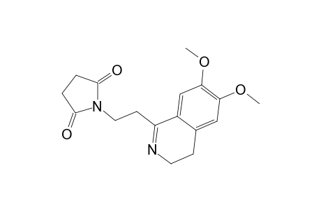 3,4-DIHYDRO-6,7-DIMETHOXY-1-(BETA-SUCCINIMIDOETHYL)-ISOQUINOLIN