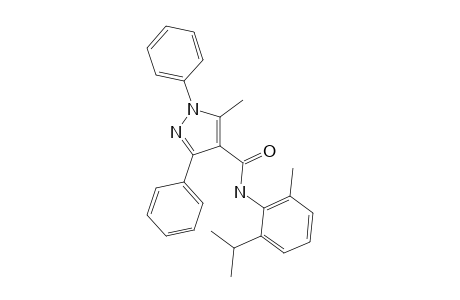 5-Methyl-1,3-diphenyl-1H-pyrazole-4-carboxylic acid (2-isopropyl-6-methyl-phenyl)-amide