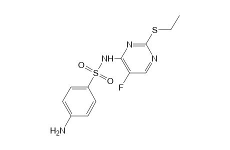 N^1-[2-(ethylthio)-5-fluoro-4-pyrimidinyl]sulfanilamide