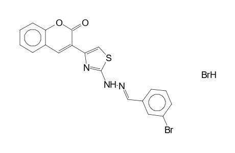 2-[2-(3-bromobenzylidene)hydrazino]-4-(2-chromon-3-yl)thiazole