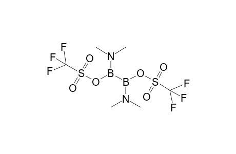 1,2-bis(dimethylamino)-1,2-diborane(4)diyl-bis(triflate)