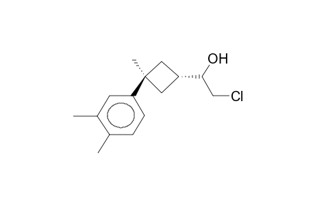 TRANS-1-(3,4-DIMETHYLPHENYL)-1-METHYL-3-(2-CHLORO-1-HYDROXYETHYL)CYCLOBUTANE