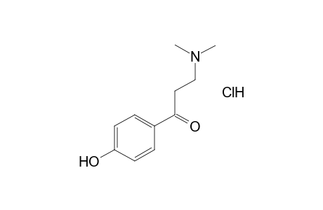 3-(dimethylamino)-4-hydroxypropiophenone, hydrochloride