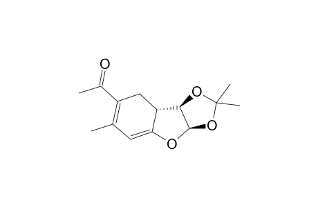 1-((3aR,8aR,8bR)-2,2,6-Trimethyl-3a,8,8a,8b-tetrahydro-benzo[4,5]furo[2,3-d][1,3]dioxol-7-yl)-ethanone