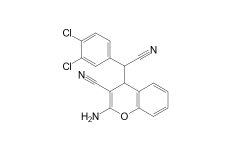 2-Amino-4-[cyano(3,4-dichlorophenyl)methyl]-4H-chromene-3-carbonitrile