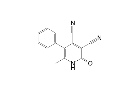 2-keto-6-methyl-5-phenyl-1H-pyridine-3,4-dicarbonitrile