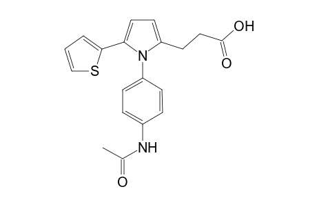 3-[1-(4-acetamidophenyl)-5-(2-thienyl)pyrrol-2-yl]propanoic acid