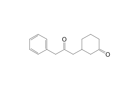 Cyclohexanone, 3-(2-oxo-3-phenylpropyl)-