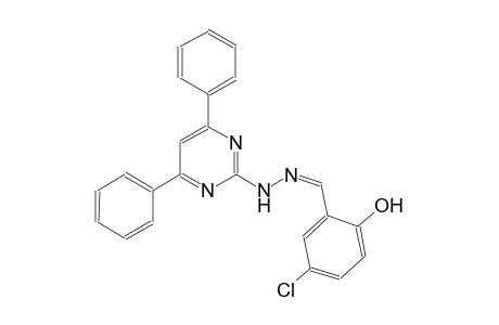 5-Chloro-2-hydroxybenzaldehyde (4,6-diphenyl-2-pyrimidinyl)hydrazone