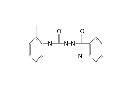 1-(N-methylanthraniloyl)-4-(2,6-xylyl)semicarbazide