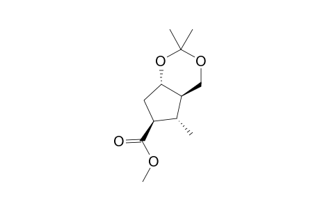 (4aR,5S,6S,7aS)-2,2,5-trimethyl-4,4a,5,6,7,7a-hexahydrocyclopenta[d][1,3]dioxin-6-carboxylic acid methyl ester