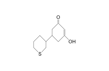 2-Cyclohexen-1-one, 3-hydroxy-5-(tetrahydro-2H-thiopyran-3-yl)-