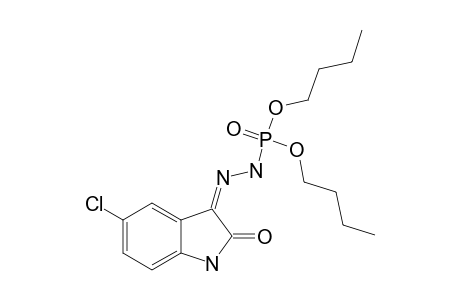 PHOSPHOROHYDRAZIDIC-ACID-N'-[5-CHLORO-1,2-DIHYDRO-2-OXO-3H-INDOL-3-YLIDENE]-DIBUTYLESTER