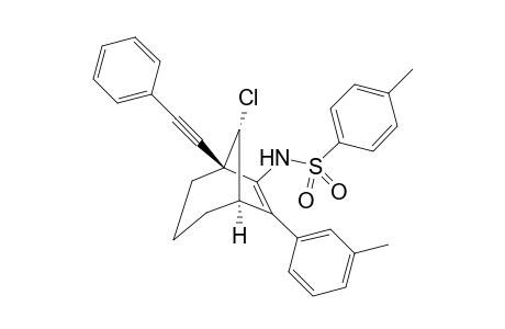 N-((1R*,5R*,8R*)-8-Chloro-5-(phenylethynyl)-7-(m-tolyl)bicyclo[3.2.1]oct-6-en-6-yl)-4-methylbenzenesulfonamide