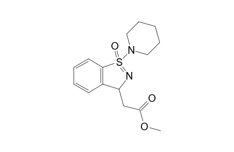 Methyl 2-[1-oxido-1-(piperidin-1-yl)-3H-1.lambda.4-benzo[d]isothiazol-3-yl]acetate