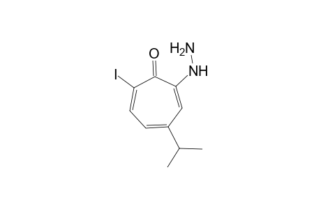 2-hydrazino-7-iodo-4-isopropyl-2,4,6-cycloheptatrien-1-one