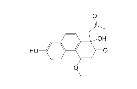 1,7-Dihydroxy-4-methoxy-1-(2-oxopropyl)-1H-phenanthren-2-one