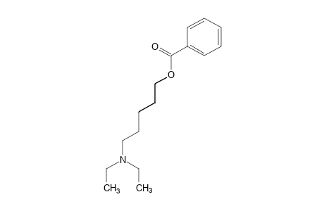 5-(diethylamino)-1-pentanol, benzoate (ester)