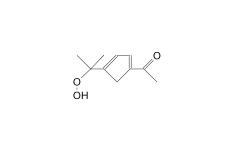[4-(1-Hydroperoxy-1-methylethyl)-1,3-cyclopentadien-1-yl]-1-ethanone