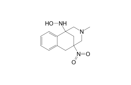 1-Hydroxyamino-3-methyl-5-nitro-1,2,3,4,5,6-hexahydro-1,5-methano-3-benzoazocine