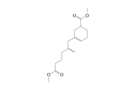 Hexanoic acid, 5-methylene-6-(5-methoxycarbonyl-1-cyclohexenyl)-, methyl ester