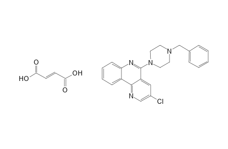 3-Chloro-5-[(N-benzyl)piperazinyl]benzo[h]-(1,6)-naphthyridine - Fumarate Salt