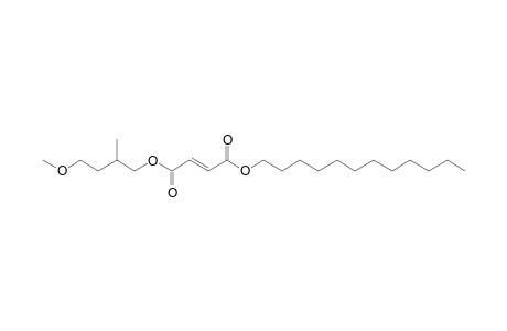 Fumaric acid, dodecyl 2-methyl-4-methoxybutyl ester