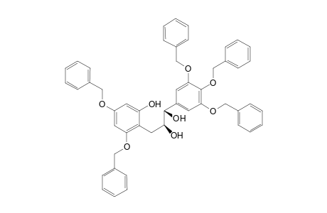 (1S,2S)-3-[2,4-Bis(benzyloxy-6-hydroxyphenyl]-1-[3,4,5-tris(benzyloxy)phenyl]propane-1,2-diol