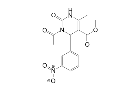 methyl 3-acetyl-6-methyl-4-(3-nitrophenyl)-2-oxo-1,2,3,4-tetrahydro-5-pyrimidinecarboxylate