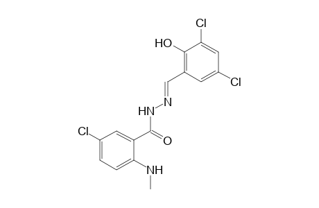 5-chloro-N-methylanthranilic acid, (3,5-dichlorosalicylidene)hydrazide