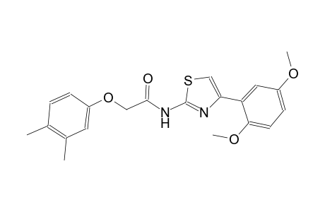 N-[4-(2,5-dimethoxyphenyl)-1,3-thiazol-2-yl]-2-(3,4-dimethylphenoxy)acetamide