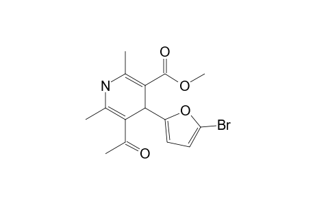 4-(5'-Bromo-2'-furyl)-3-acetyl-5-(methoxycarbonyl)-2,6-dimethyl-1,4-dihydropyridine