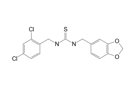 1-(2,4-dichorobenzyl)-3-piperonyl-2-thiourea