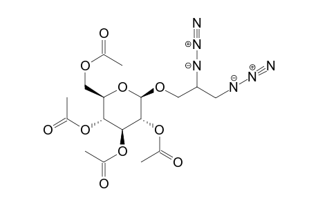 2,3-DIAZIDOPROPYL-2,3,4,6-TETRA-O-ACETYL-BETA-D-GLUCOPYRANOSIDE