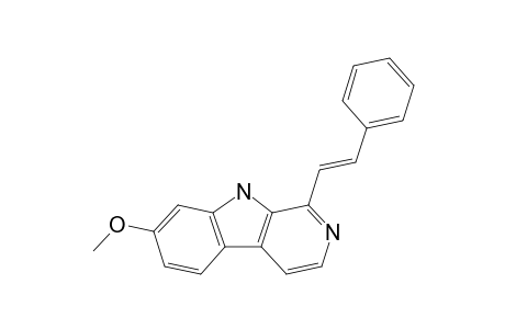 7-Methoxy-1-[(E)-2-phenylethenyl]-9H-pyrido[3,4-b]indole