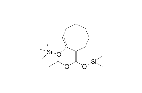 3-{Ethoxy[(trimethylsily)oxy]methylidene}-2-[(trimethylsilyl)oxy]cyclooct-1-ene