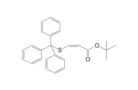3-(Tritylthio)acrylic acid, t-butyl ester