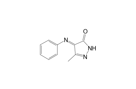 3-Methyl-4-(phenylimino)-1H-pyrazol-5(4H)-one