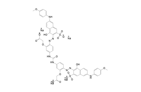 (2-Amino-5-nitrophenoxy)essigacid->N-p-methoxyphenyl-J=acid/reduc.NO2 to NH2 U. phosgen.