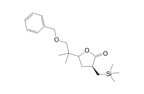 5-(2-Benzyloxy-1,1-dimethylethyl)-3-[(trimethylsilyl)methyl]dihydrofuran-2(3H)-one