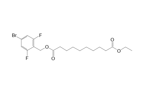 Sebacic acid, 4-bromo-2,6-difluorobenzyl ethyl ester