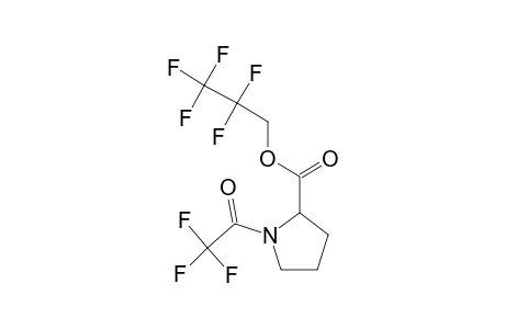 L-Proline, N-trifluoroacetyl-, 2,2,3,3,3-pentafluoropropyl ester