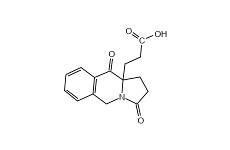 3,10-dioxo-1,2,3,5,10,10a-hexahydropyrrolo[1,2-b]isoquinoline-10a-propionic acid