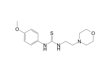 N-(4-methoxyphenyl)-N'-[2-(4-morpholinyl)ethyl]thiourea