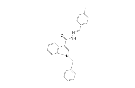 1-benzylindole-3-carboxylic acid, (p-methylbenzylidene)hydrazide